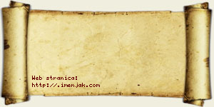 Luna Cvetanović vizit kartica